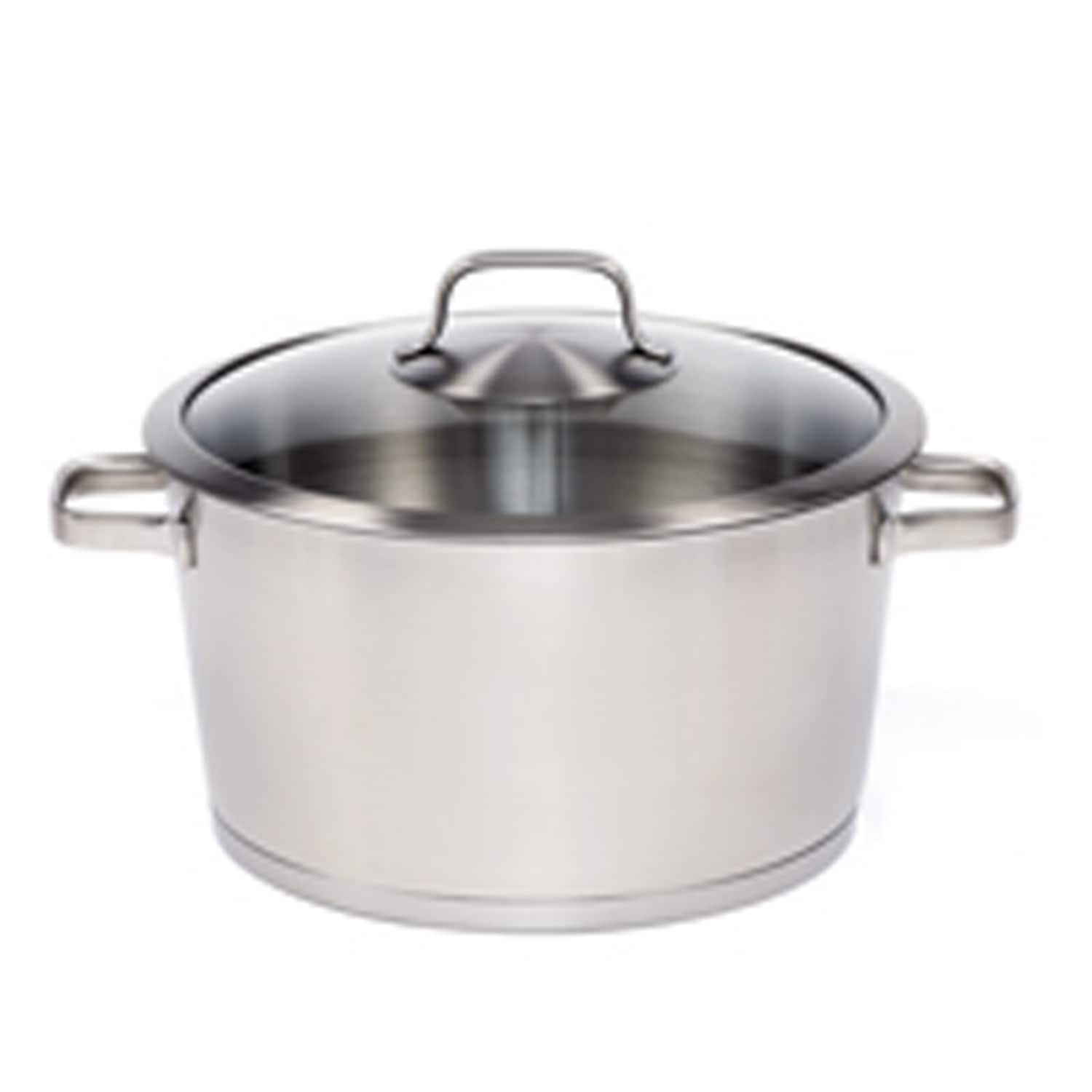 Cooks Standard Professional Stainless Steel Dutch Oven Stockpot with Lid, 9qt, Silver