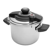 Indoor Electric Pressure Cooker and Smoker, Black and Stainless Steel,  Large - Grey - 16.8 x 16.4 x 15.5 inches - Bed Bath & Beyond - 31423867