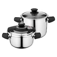 Indoor Electric Pressure Cooker and Smoker, Black and Stainless Steel,  Large - Grey - 16.8 x 16.4 x 15.5 inches - Bed Bath & Beyond - 31423867