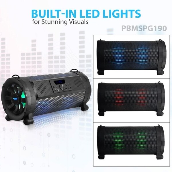pyle bluetooth boombox street blaster stereo speaker