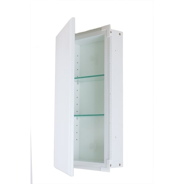 Inch Deep Recessed Bathroom White Medicine Cabinet