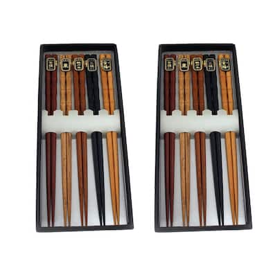 Wooden Chopsticks, 10 pair