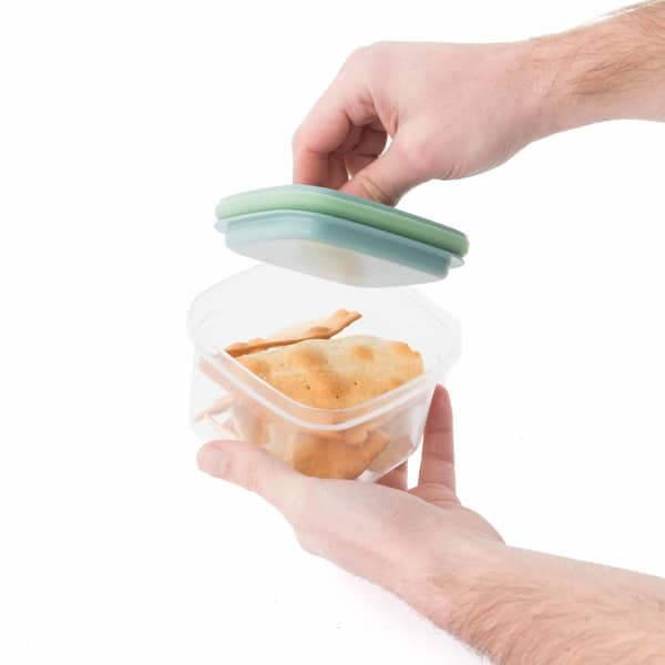 Food Storage Containers with Lids 4pcs Set 3.2L - Black