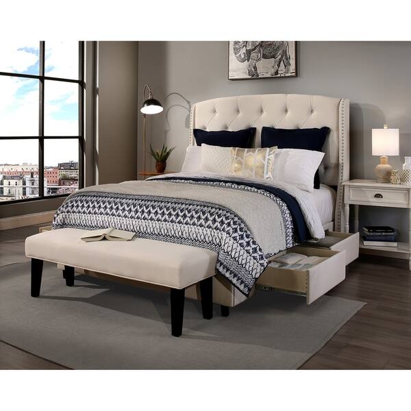 Peyton Full Bed With Trundle And Storage