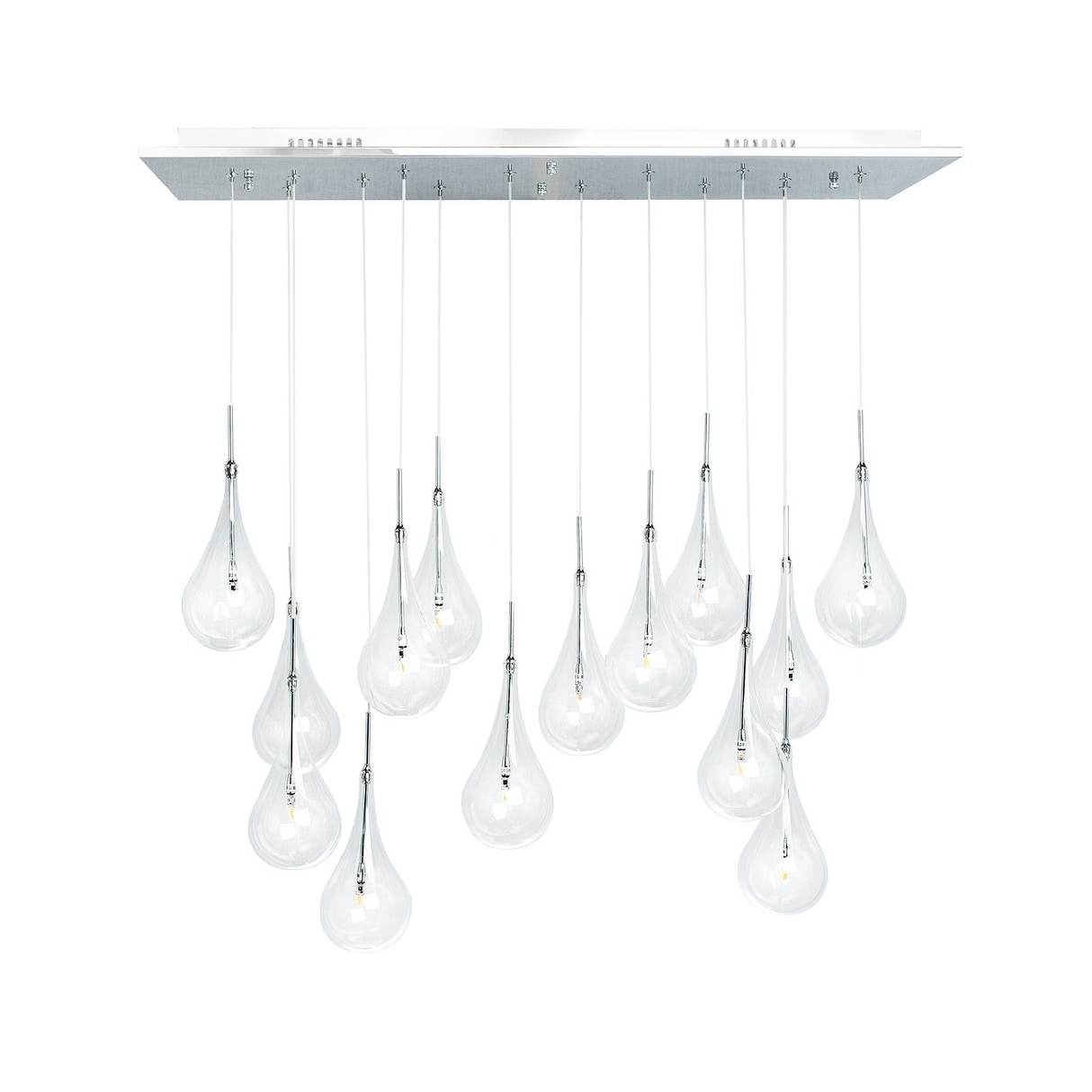 Modern Glass Globes- 14 Light LED Chandelier - Chandeliers For Bedrooms by Overstock.com