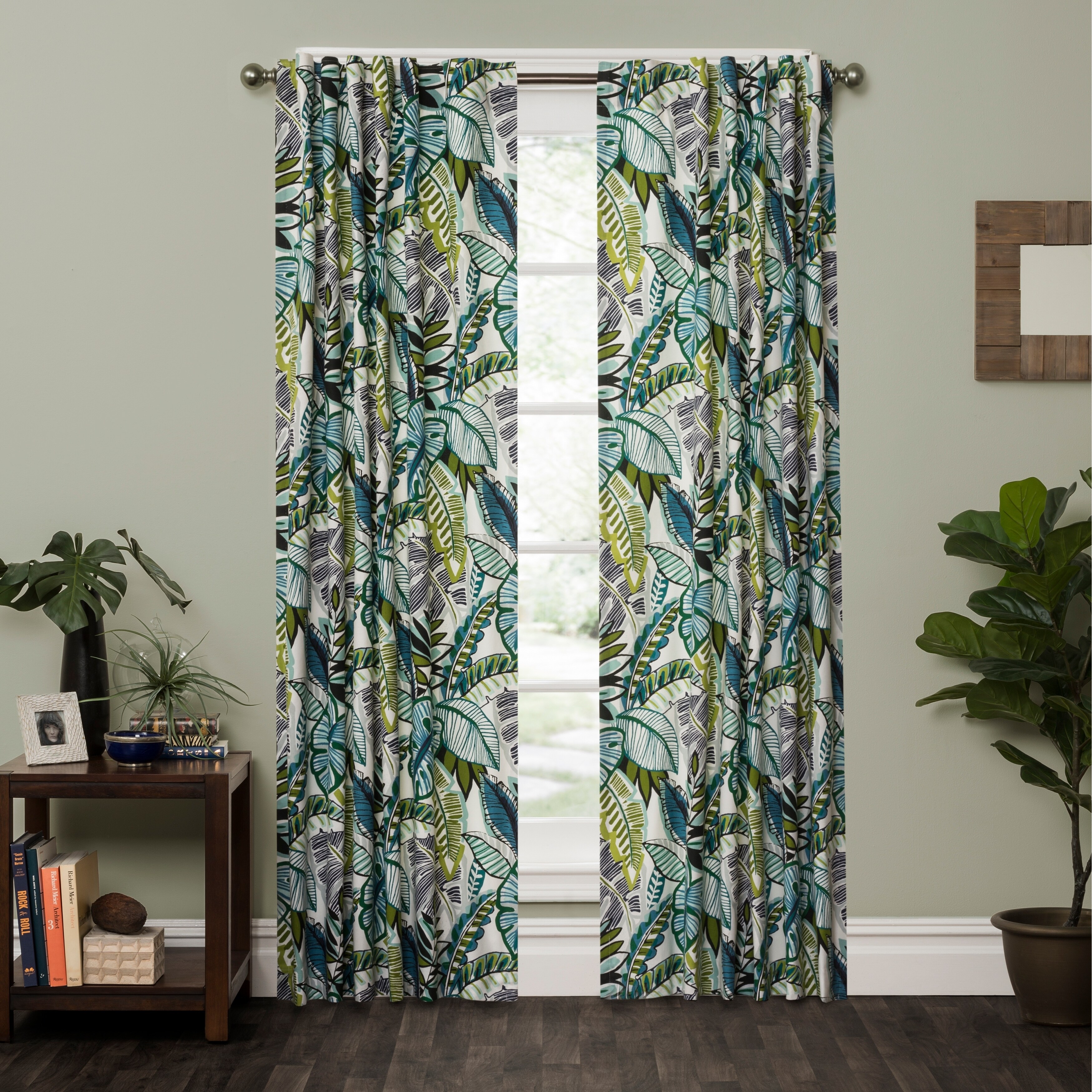 Shop P Kaufmann Home Aruba Tropical Foliage Curtain Panel Free