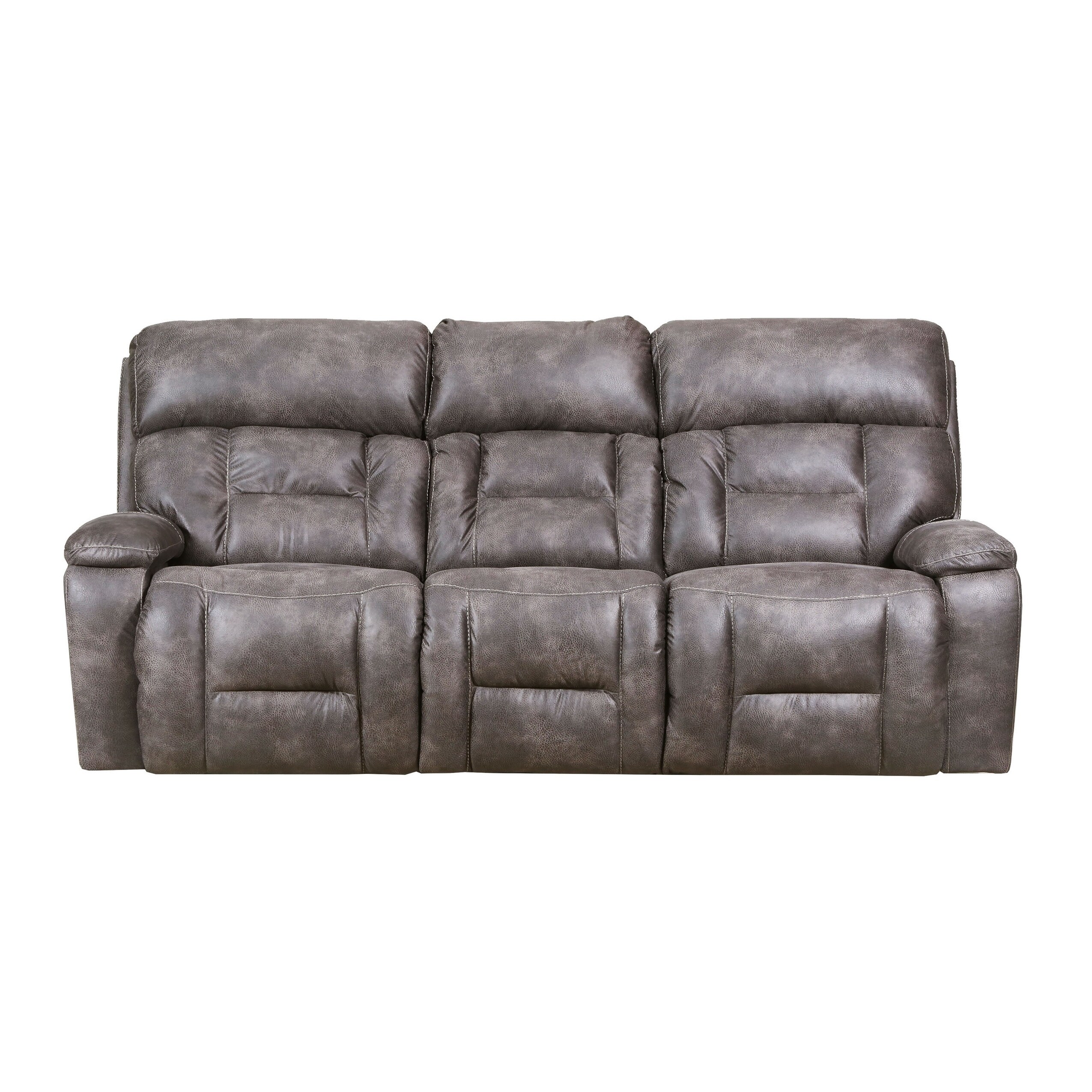 Simmons Beautyrest Dorado Charcoal Reclining Sofa Simmons Beautyrest Dorado Charcoal