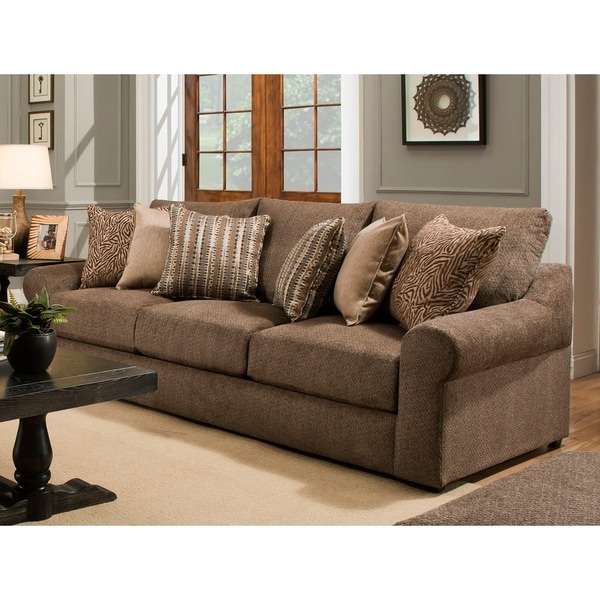 Lane Luxe Seating Bellamy Cocoa Sofa Free Shipping Today Lane Luxe Seating Bellamy Cocoa Sofa
