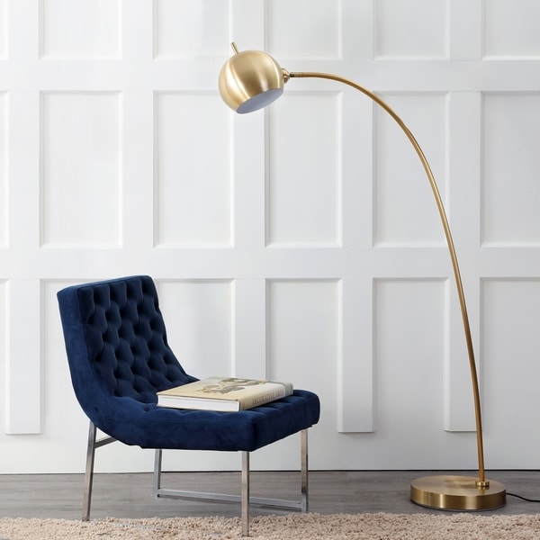 Safavieh Lighting 66-inch Belami Floor Lamp - Gold - 12" x 12" x 66"
