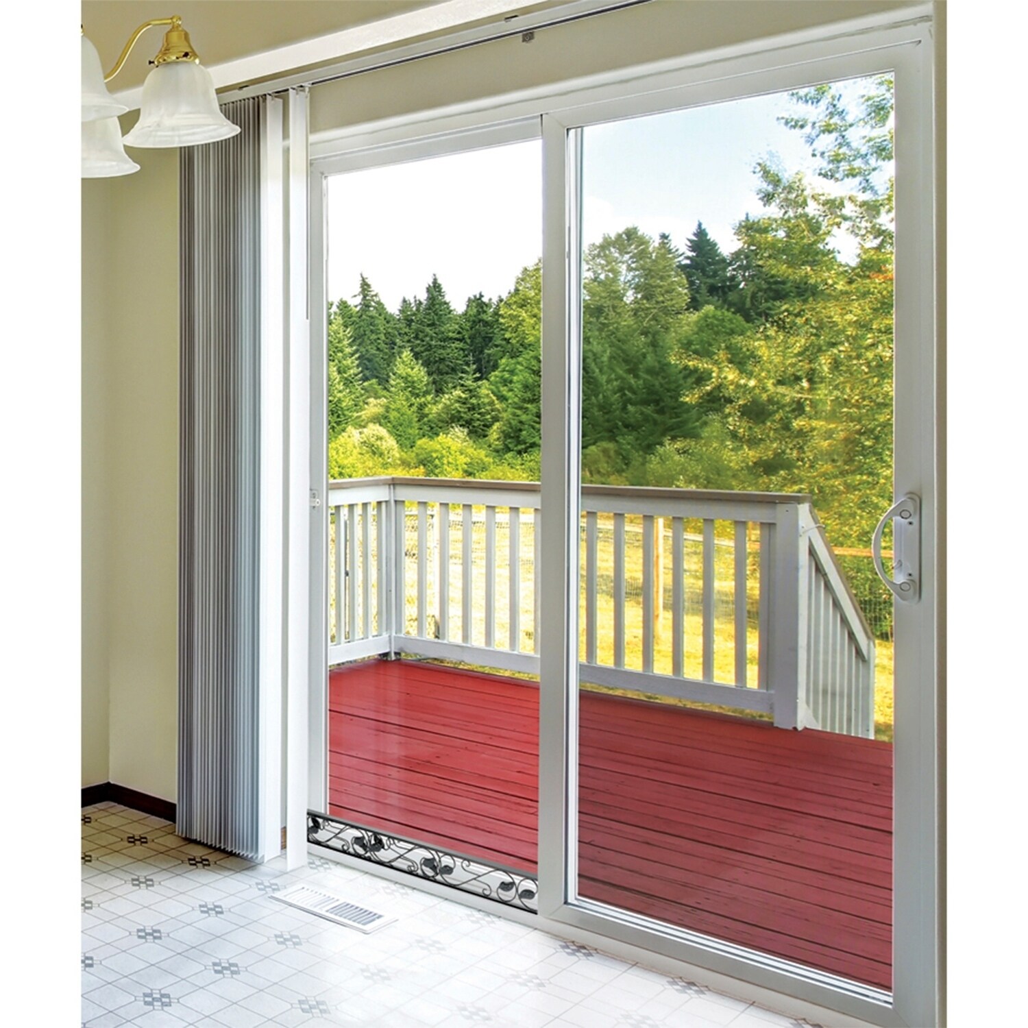 Shop Adjustable Sliding Door Lock Bar Durable Iron Glass Door