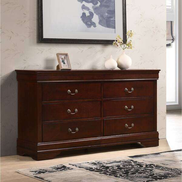 Shop Isola Louis Philippe Style Fully Assembled Wood Dresser