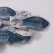Danya B. School of Fish Modern Metal Wall Art - Perfect for Coastal, Nautical, Beach, or Boat Décor - Thumbnail 4