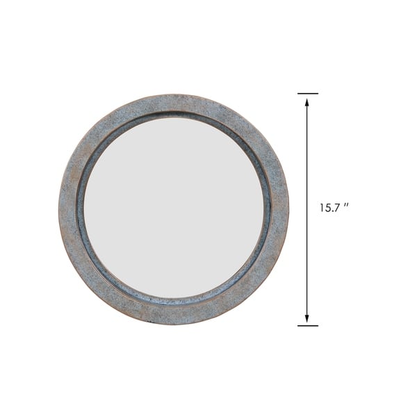 Shop Danya B Decorative Round 16 Inch Wall Mirror With Antique