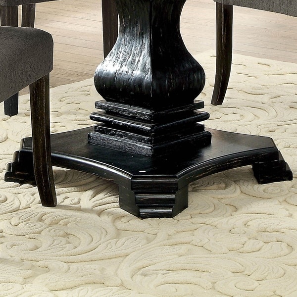 The Gray Barn Upper Glen Rustic 48 Inch Round Antique Oak Dining Table Overstock 22251447