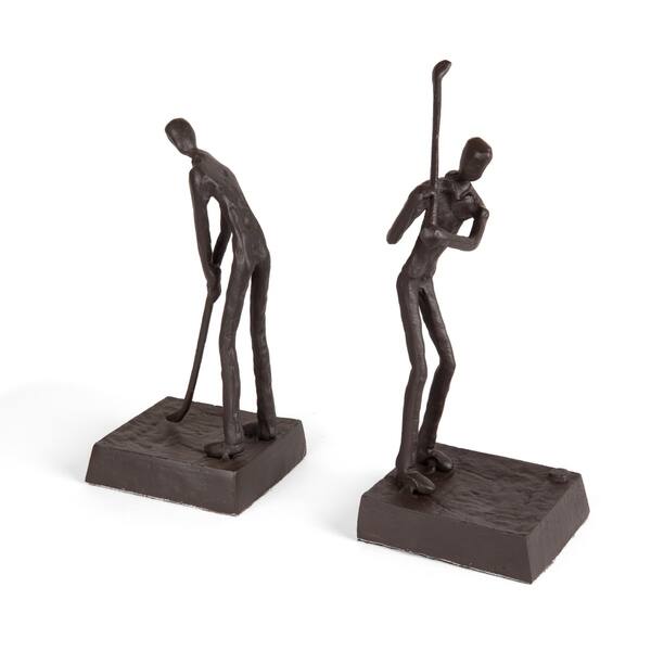 Shop Danya B Golfers Iron Bookend Set Golf Home And Office