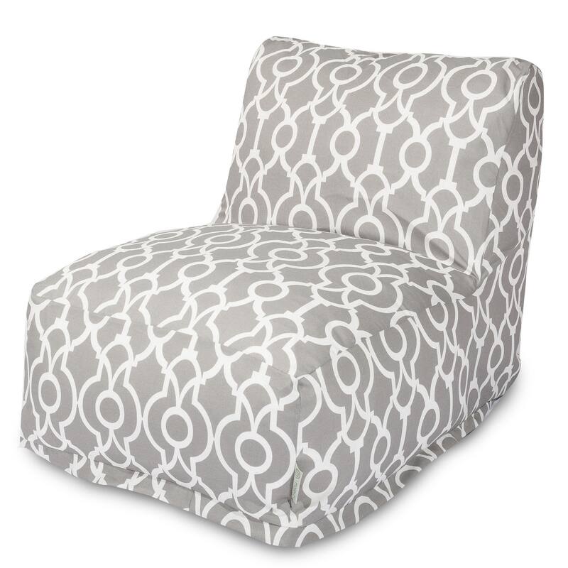 Majestic Home Goods Indoor Outdoor Athens Bean Bag Chair Lounger 36 in L x 27 in W x 24 in H