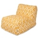 preview thumbnail 1 of 12, Majestic Home Goods Indoor Outdoor Athens Bean Bag Chair Lounger 36 in L x 27 in W x 24 in H Citrus