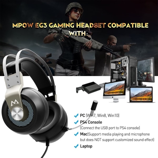 ps4 gaming headset 7.1 surround sound