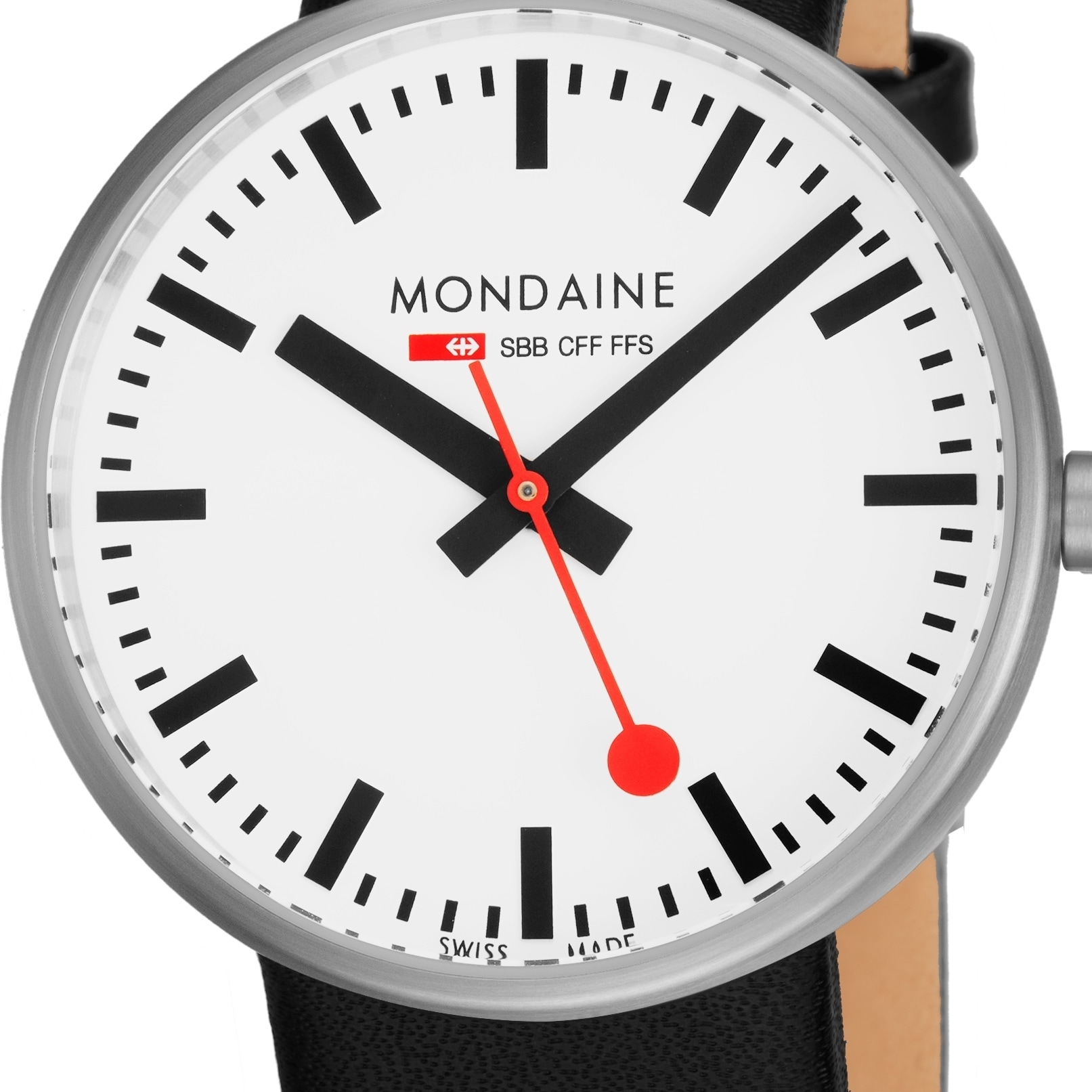 mondaine giant backlight quartz watch