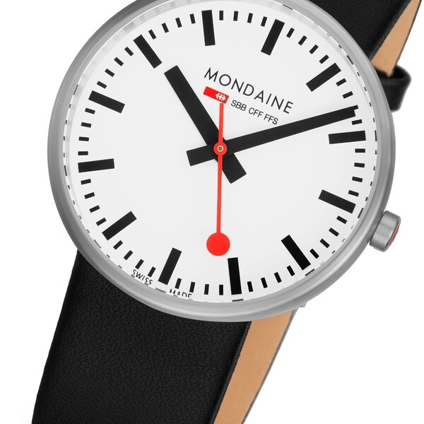 mondaine giant backlight quartz watch