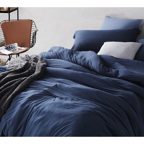 navy comforter queen