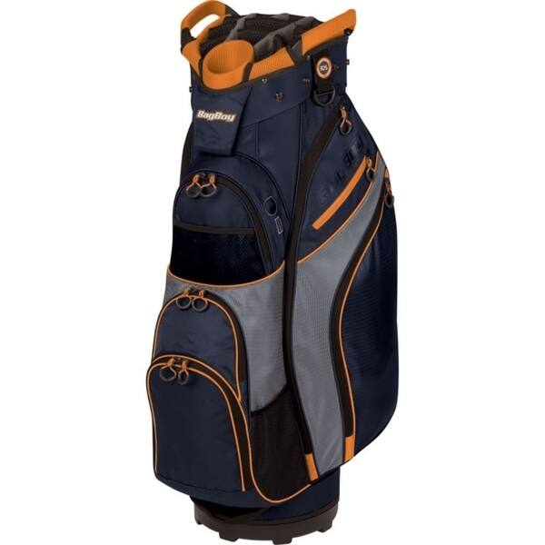 BagBoy Chiller Cart Bag Navy/Charcoal/Orange Bed Bath & Beyond
