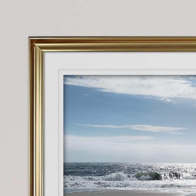 Beach Bliss-Premium Framed Print - blue, green, white, black, red, grey, yellow,