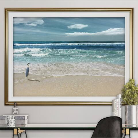 Nature's Symphony-Premium Framed Print - blue, green, white, black, red, grey, yellow,