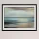 preview thumbnail 4 of 3, Shimmering Sea-Premium Framed Print - grey, yellow, blue, green, white, black, red