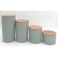 Buy Grey New Kitchen Canisters Online At Overstock Our Best Kitchen Storage Deals