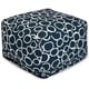preview thumbnail 9 of 12, Majestic Home Goods Indoor Fusion Cotton Ottoman Pouf 27 in L x 27 in W x 17 in H