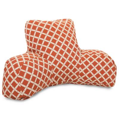 Majestic Home Goods Bamboo Reading Bed Pillow 33 X 6 X 18