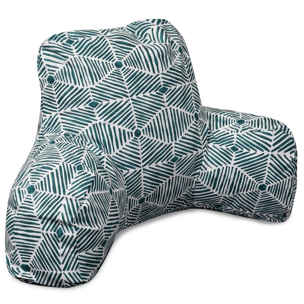Majestic Home Goods Charlie Cotton Reading Bed Pillow 33 X 6 X 18