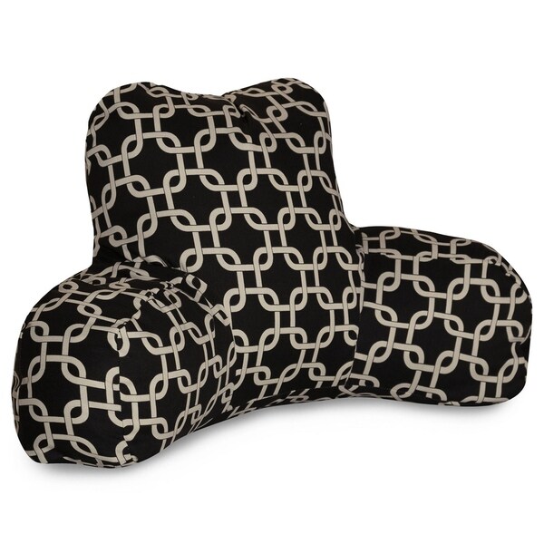 black bed rest pillow