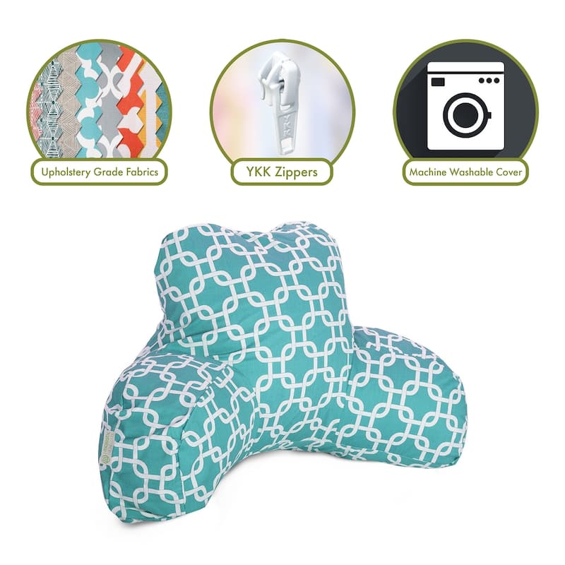 Majestic Home Goods Links Reading Bed Pillow 33 X 6 X 18