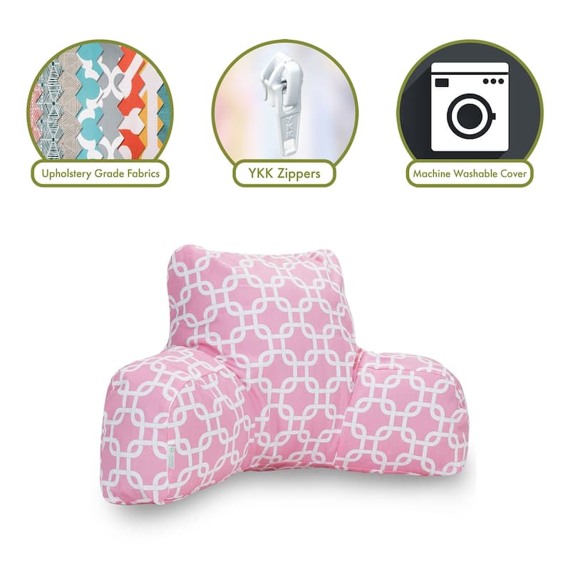 Majestic Home Goods Links Reading Bed Pillow 33 X 6 X 18