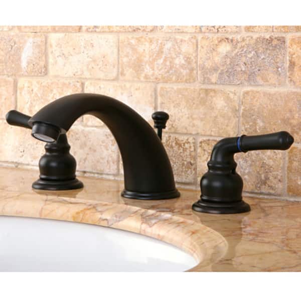 oil rubbed dark bronze widespread bathroom faucet