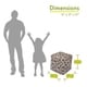 preview thumbnail 17 of 16, Majestic Home Goods Fusion Indoor Ottoman Pouf Cube - Small