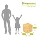 preview thumbnail 10 of 16, Majestic Home Goods Fusion Indoor Ottoman Pouf Cube - Small