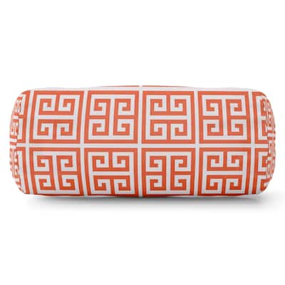 Majestic Home Goods Indoor Outdoor Towers Round Bolster Decorative Throw Pillow