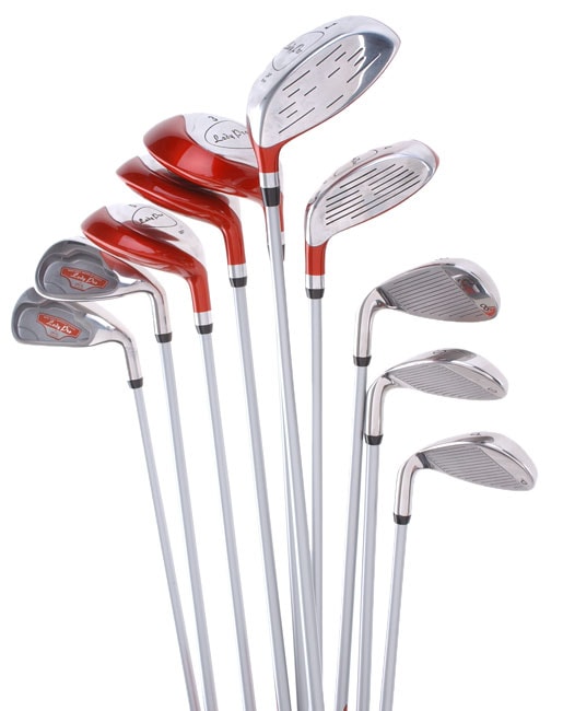 Delta Ladies Left Handed Pro Hybrid Golf Club Set