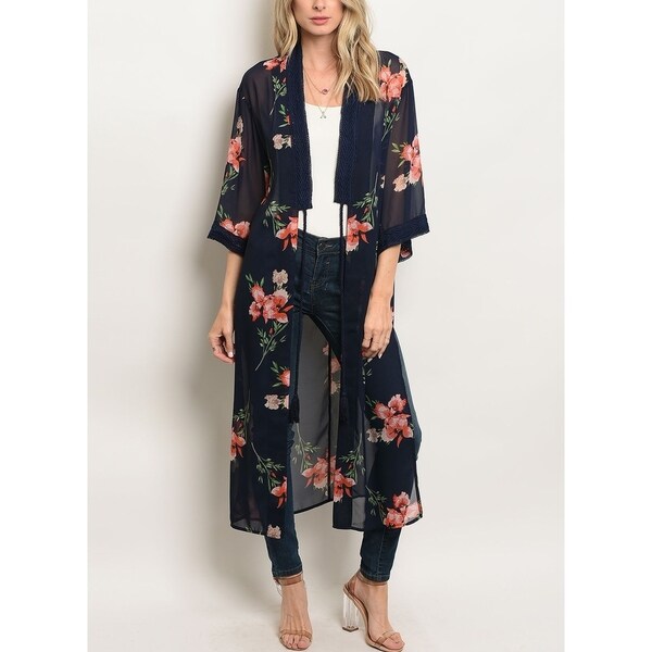 maxi chiffon kimono