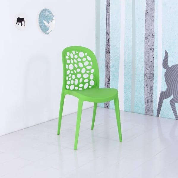 Shop Adde Plastic Side Chair Free Shipping Today Overstock