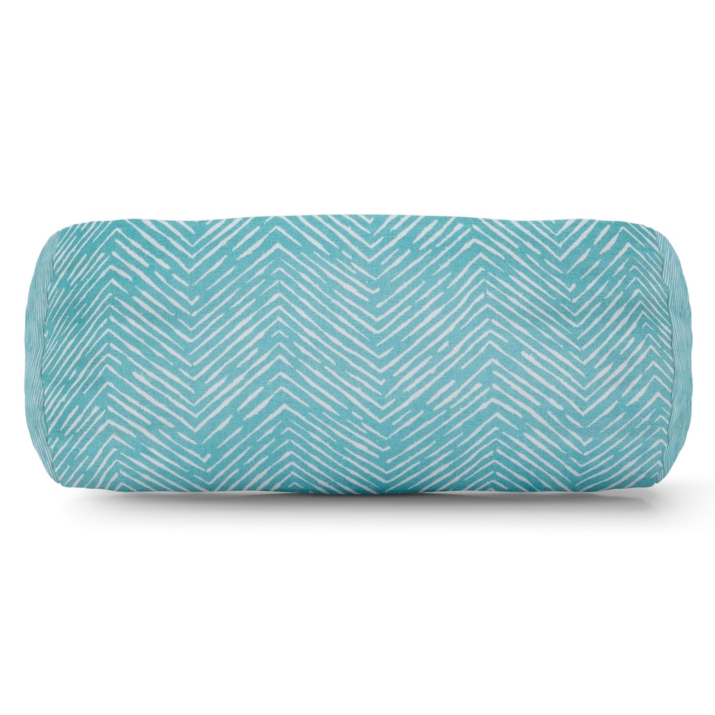 Majestic Home Goods Indoor Outdoor SouthWest Round Bolster Decorative Throw Pillow