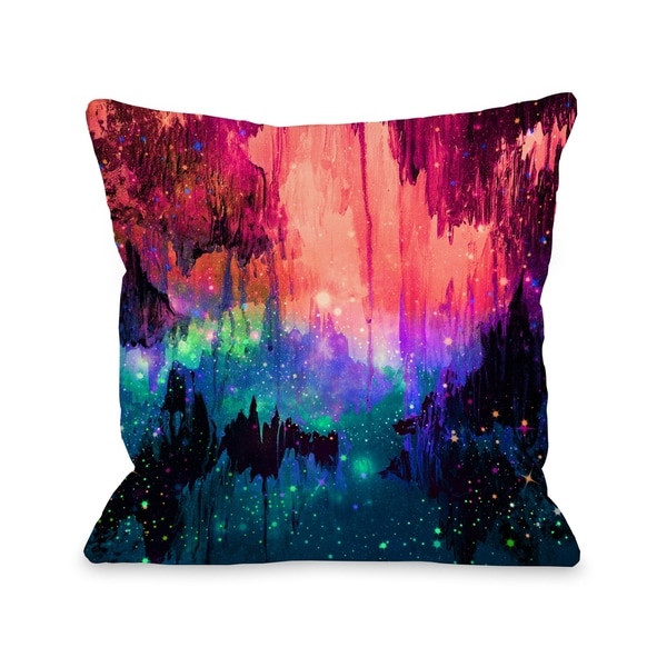 Castles in the Mist 2 - Multi Pillow by Julia Di Sano