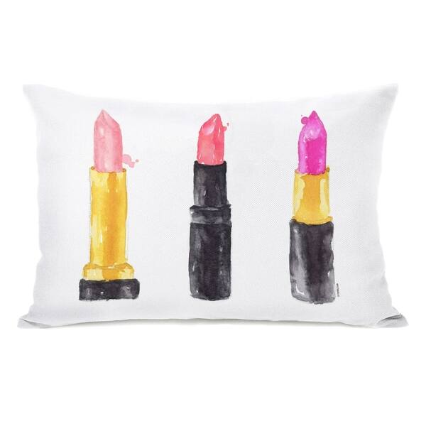 Lip Shades - Multi - Multi 14x20 Pillow by lezleelliott - Overstock ...