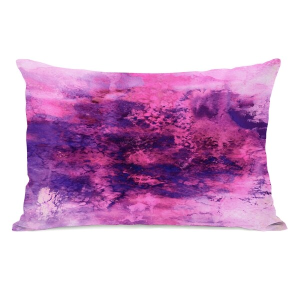 Epoch 5 - Pink 14x20 Pillow by Julia Di Sano