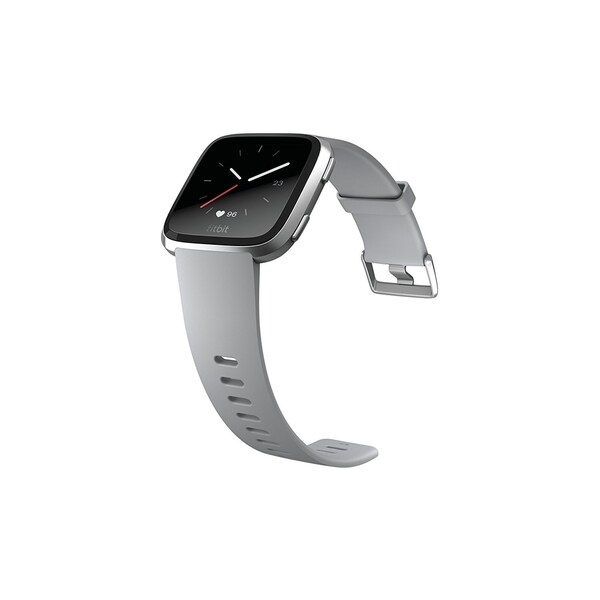 fitbit versa silver aluminum