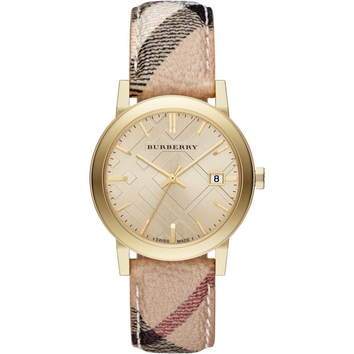 burberry ladies the city leather watch