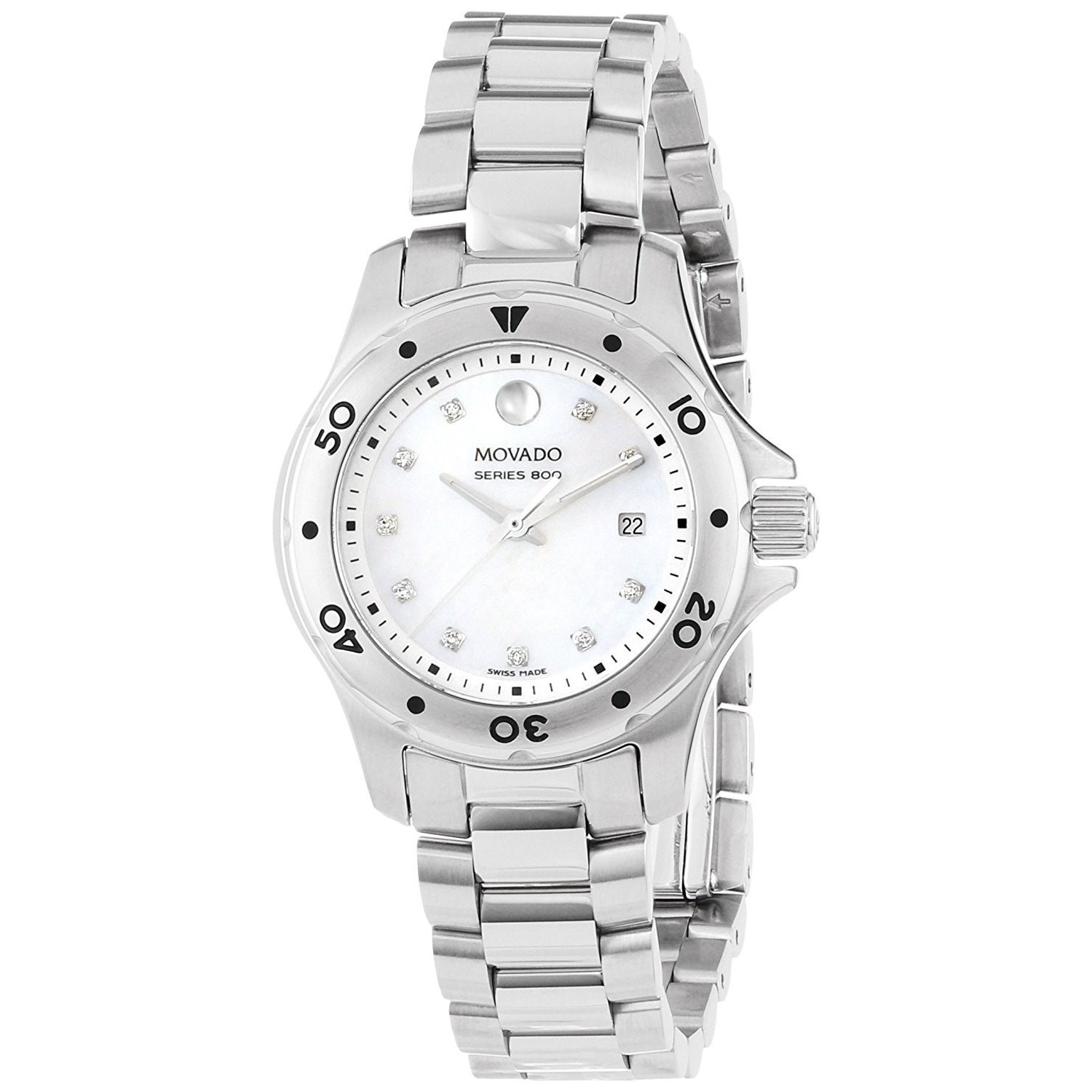 movado series 800 women's diamond